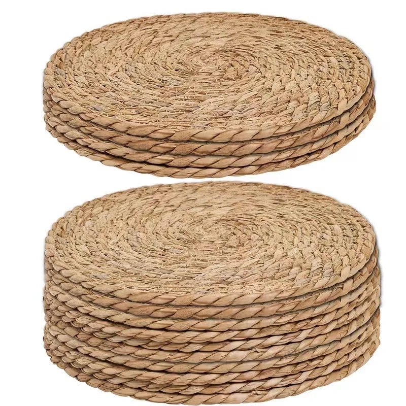 Sousplat de Rattan Natural. Acessório Natural para Jantar e Casamentos