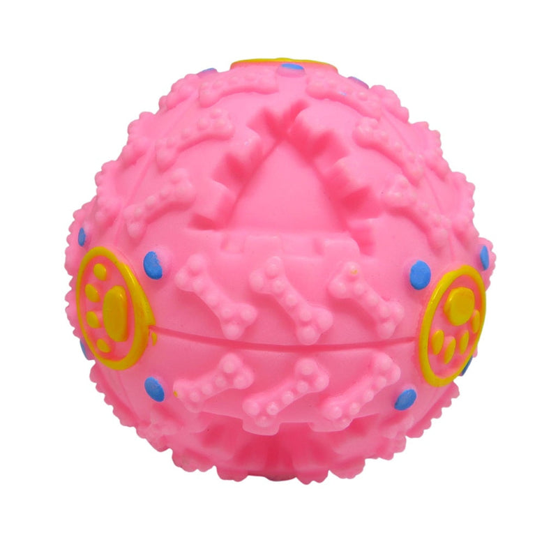 Brinquedo Porta Petisco Bola Interativa 11cm 9.5cm 7cm 6cm P/ Cães Cachorro Pet